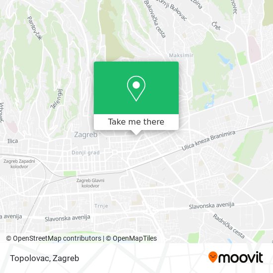 Topolovac map