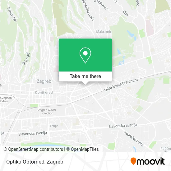 Optika Optomed map