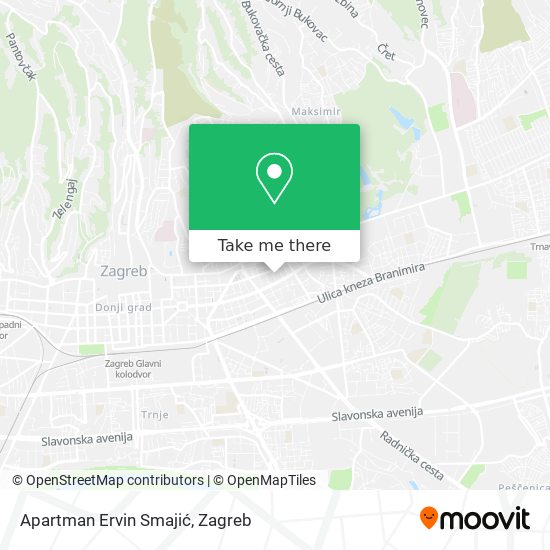 Apartman Ervin Smajić map