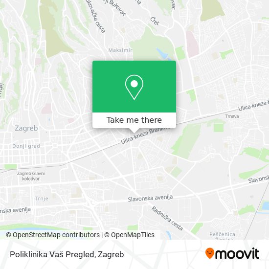 Poliklinika Vaš Pregled map