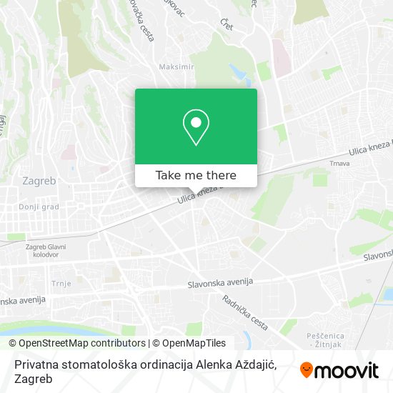 Privatna stomatološka ordinacija Alenka Aždajić map