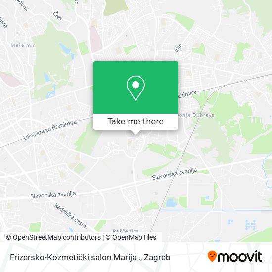 Frizersko-Kozmetički salon Marija . map