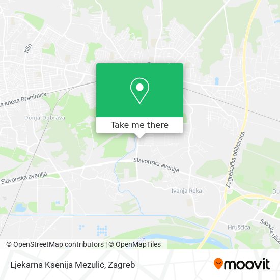 Ljekarna Ksenija Mezulić map