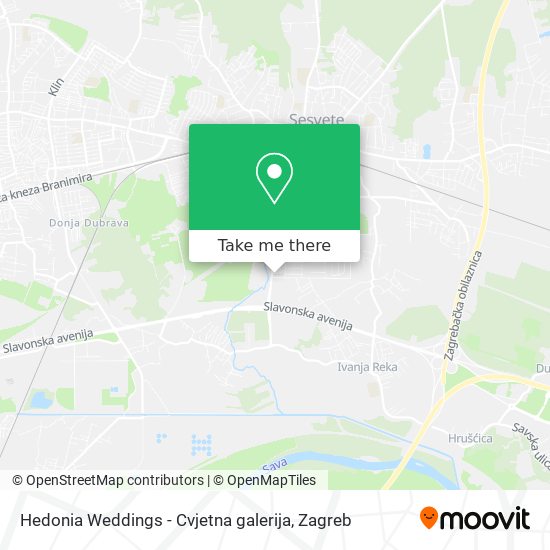 Hedonia Weddings - Cvjetna galerija map