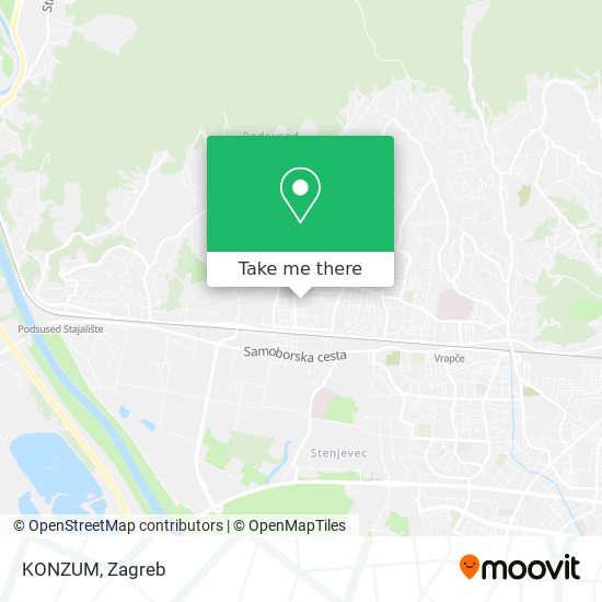 KONZUM map