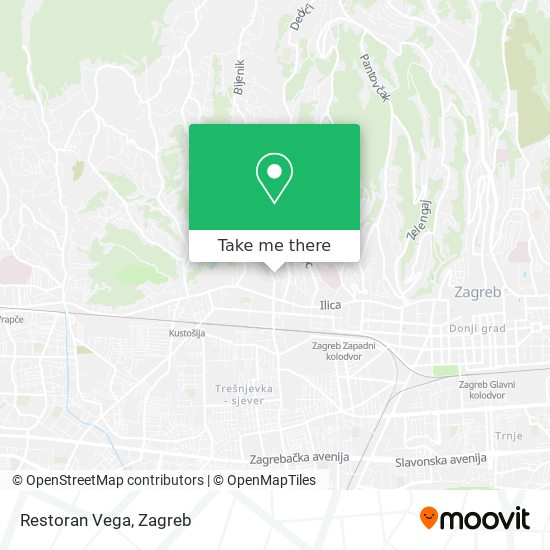 Restoran Vega map