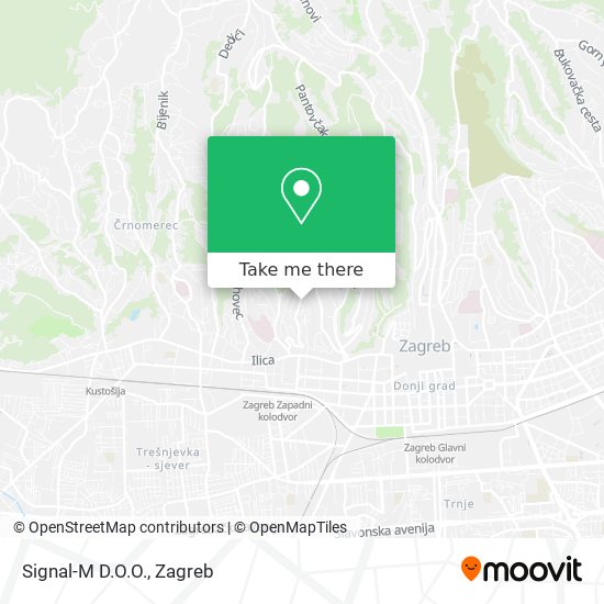 Signal-M D.O.O. map