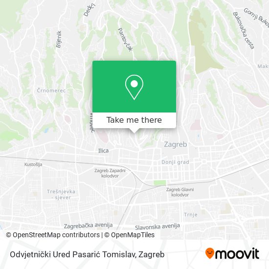 Odvjetnički Ured Pasarić Tomislav map