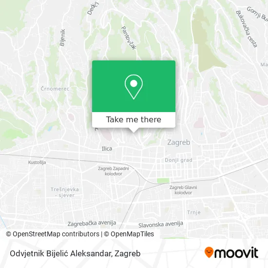 Odvjetnik Bijelić Aleksandar map