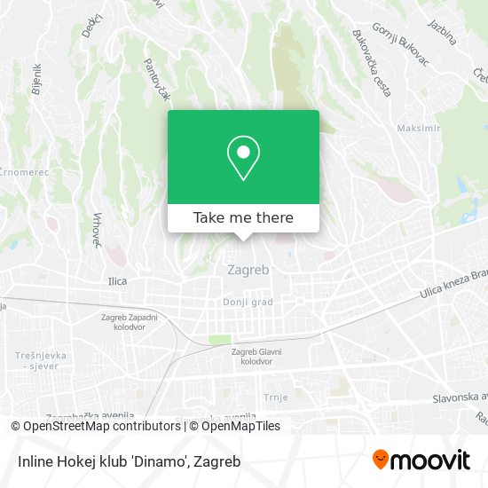 Inline Hokej klub 'Dinamo' map