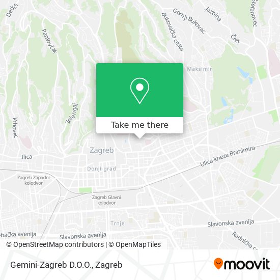 Gemini-Zagreb D.O.O. map