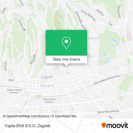 Vajda-Elvit D.O.O. map