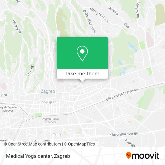 Medical Yoga centar map
