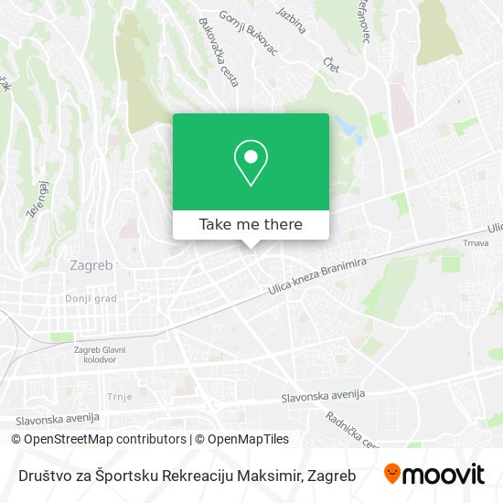 Društvo za Športsku Rekreaciju Maksimir map