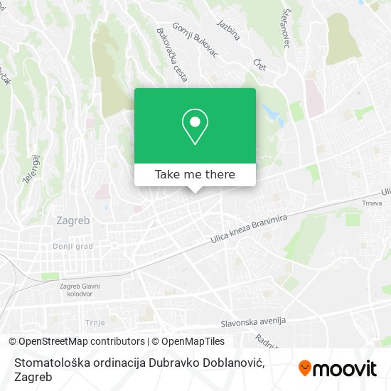 Stomatološka ordinacija Dubravko Doblanović map