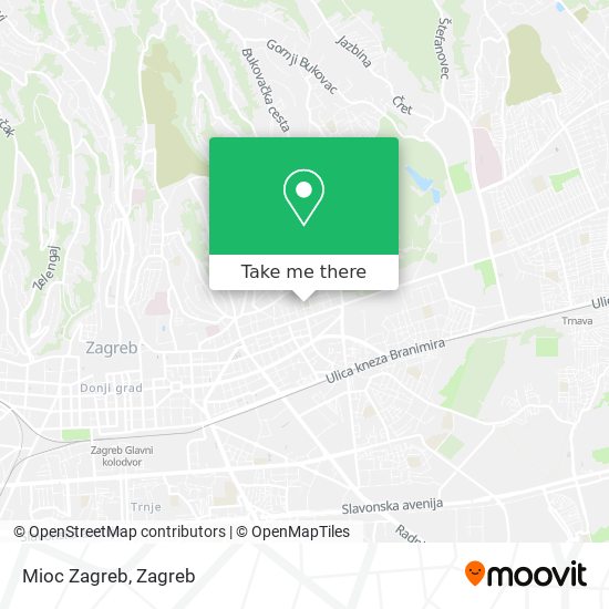 Mioc Zagreb map
