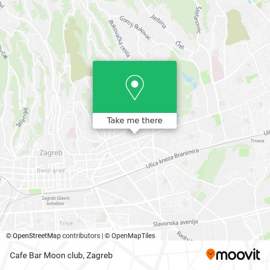 Cafe Bar Moon club map