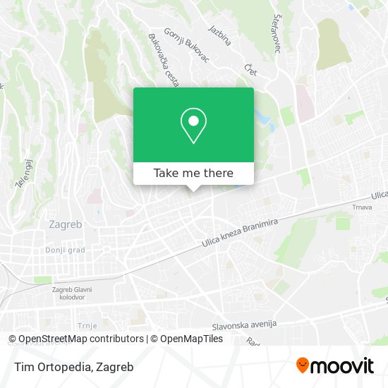 Tim Ortopedia map