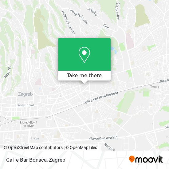 Caffe Bar Bonaca map