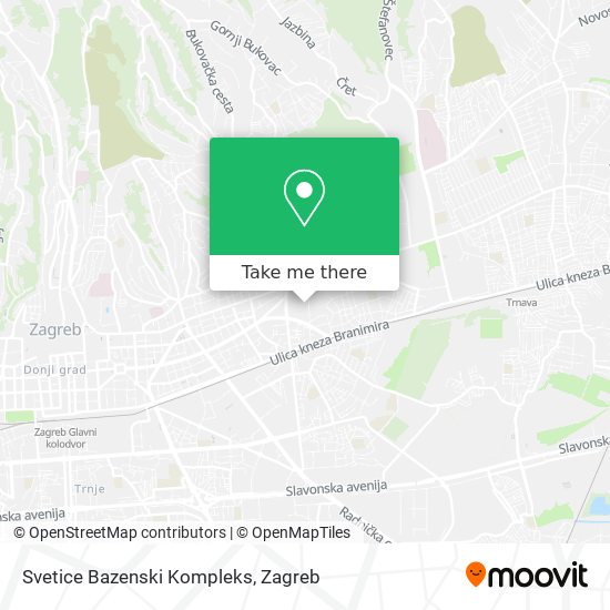 Svetice Bazenski Kompleks map