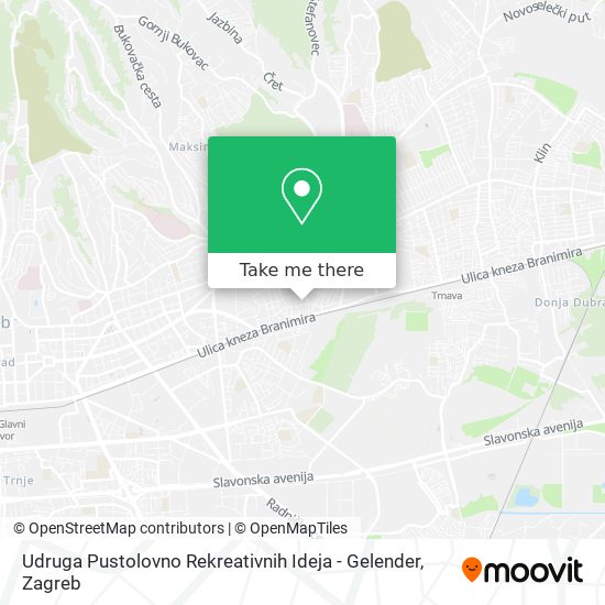 Udruga Pustolovno Rekreativnih Ideja - Gelender map