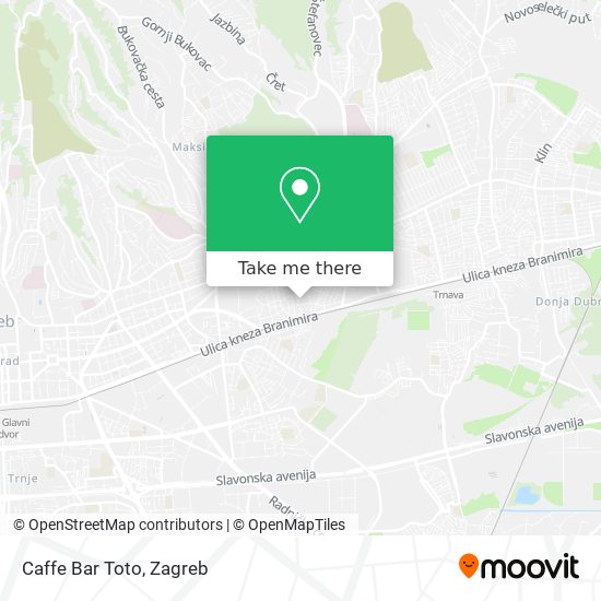 Caffe Bar Toto map