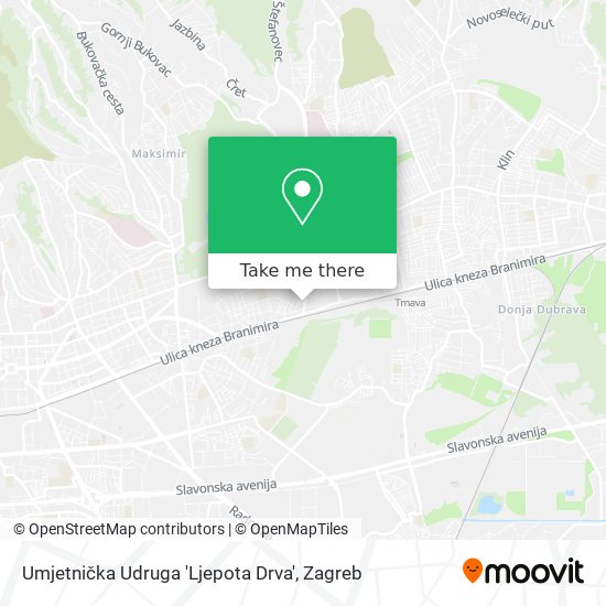 Umjetnička Udruga 'Ljepota Drva' map