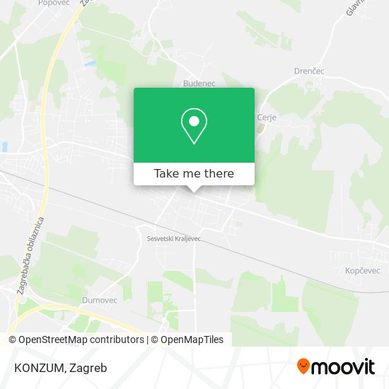 KONZUM map