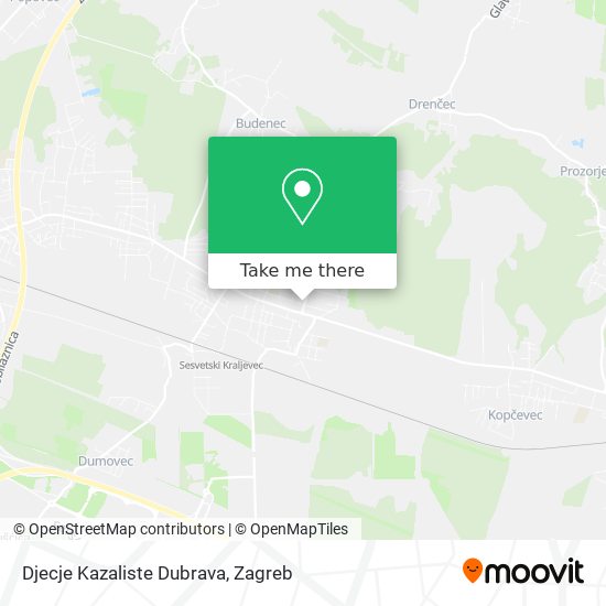 Djecje Kazaliste Dubrava map