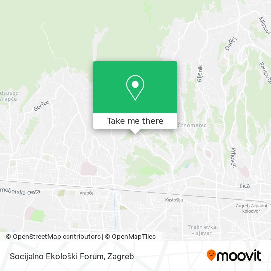Socijalno Ekološki Forum map