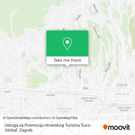 Udruga za Promociju Hrvatskog Turizma 'Euro-Global' map