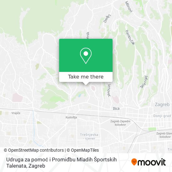 Udruga za pomoć i Promiđbu Mladih Športskih Talenata map