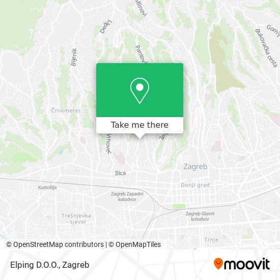 Elping D.O.O. map