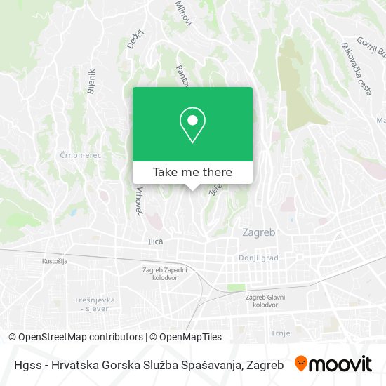 Hgss - Hrvatska Gorska Služba Spašavanja map
