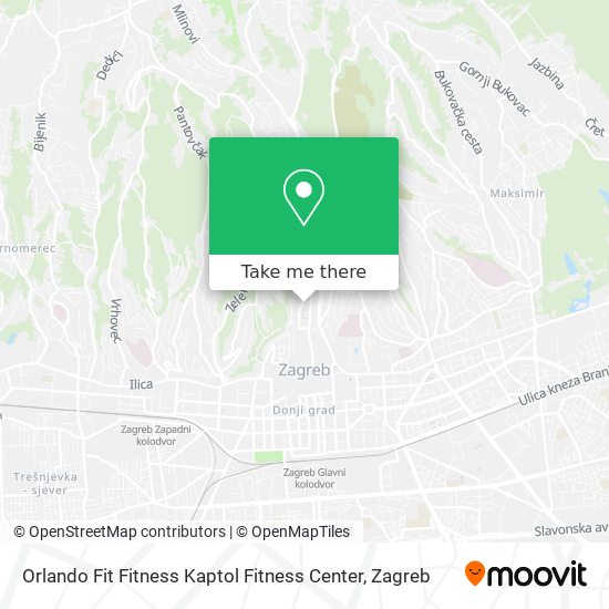 Orlando Fit Fitness Kaptol Fitness Center map