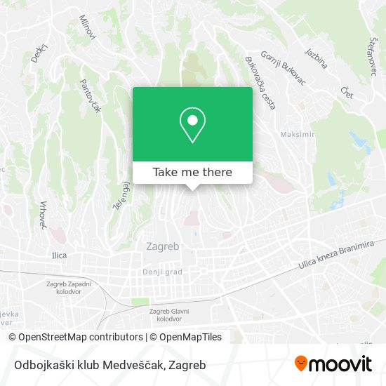 Odbojkaški klub Medveščak map