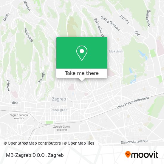 MB-Zagreb D.O.O. map