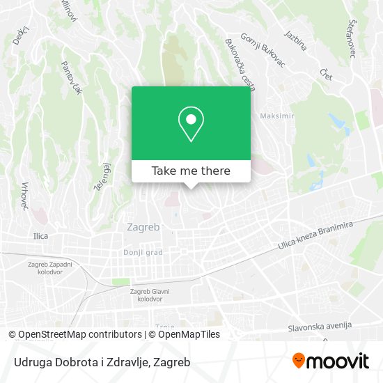 Udruga Dobrota i Zdravlje map