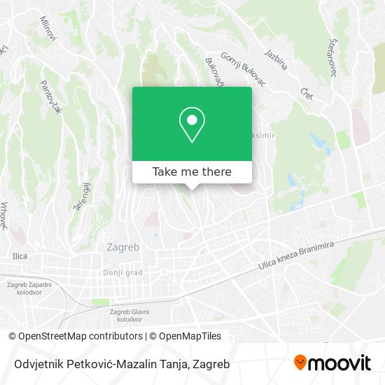 Odvjetnik Petković-Mazalin Tanja map