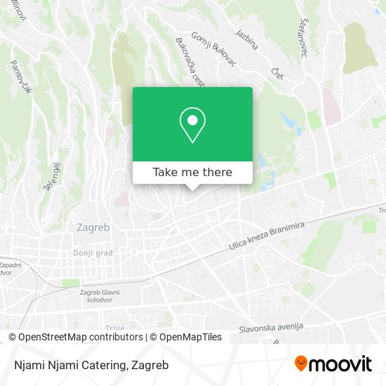 Njami Njami Catering map