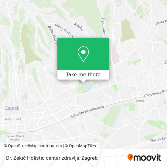 Dr. Zekić Holistic centar zdravlja map