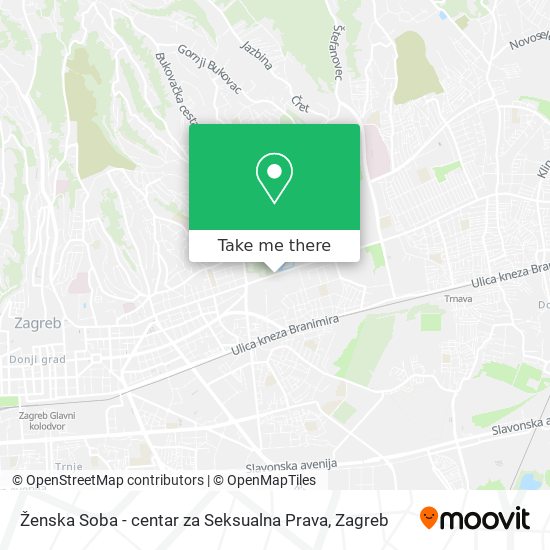 Ženska Soba - centar za Seksualna Prava map