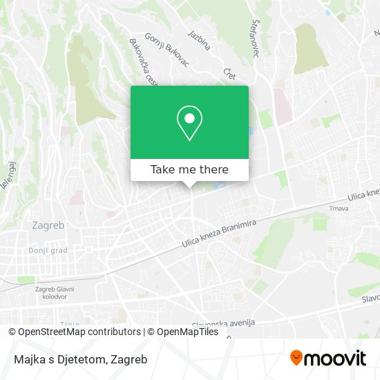 Majka s Djetetom map