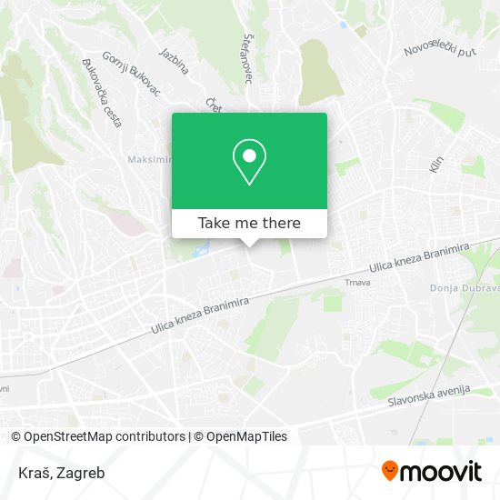 Kraš map