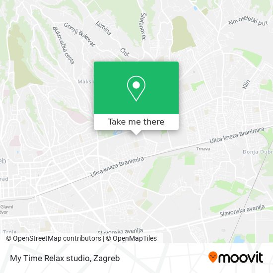 My Time Relax studio map