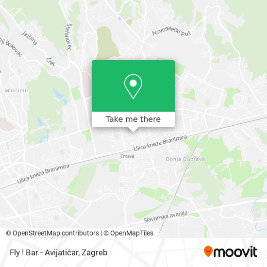 Fly ! Bar - Avijatičar map