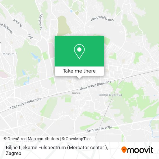 Biljne Ljekarne Fulspectrum (Mercator centar ) map