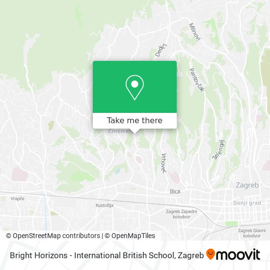 Bright Horizons - International British School map