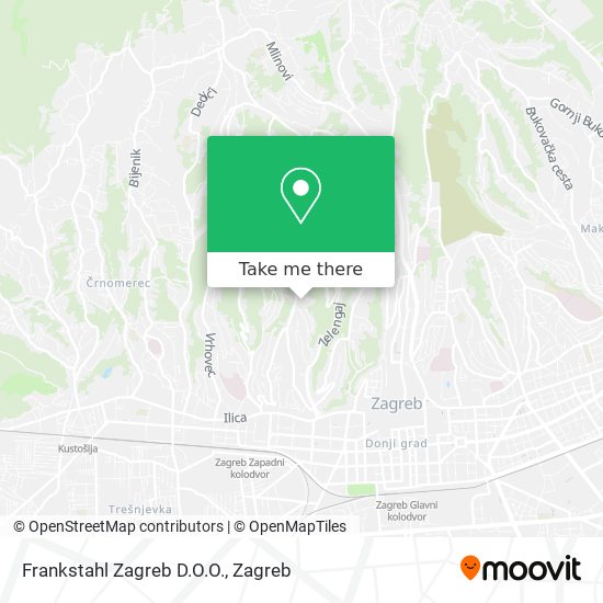 Frankstahl Zagreb D.O.O. map