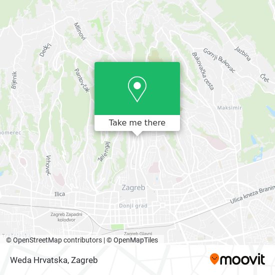 Weda Hrvatska map
